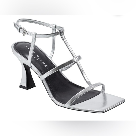 Marc Fisher Shoes - MARC FISHER DENNIE STRAPPY LEATHER DRESS SANDAL
